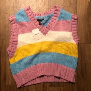 Multicolored Forever21 Vest